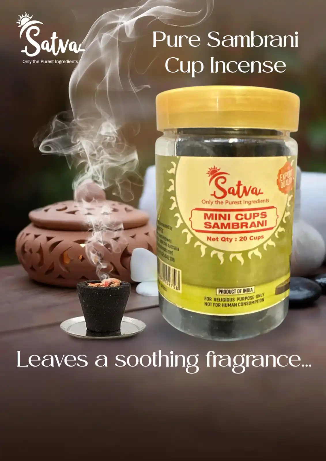 Satva Cup Incense